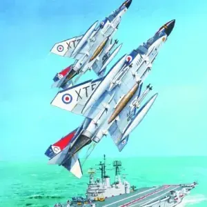 Derrick Dickens — FAA McDonnell F-4K Phantoms over HMS Ark Royal