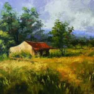 Tanya Jansen — Rural scene near Magaliesberg Mountatins